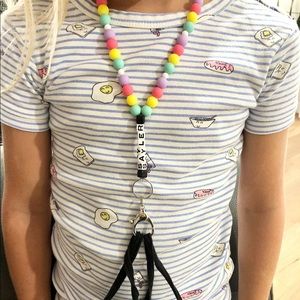 Lanyard for kids face mask.